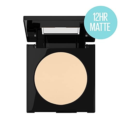 Maybelline Fit Me Matte + Poreless Pressed Face Powder Makeup, Natural Beige, 1 Count