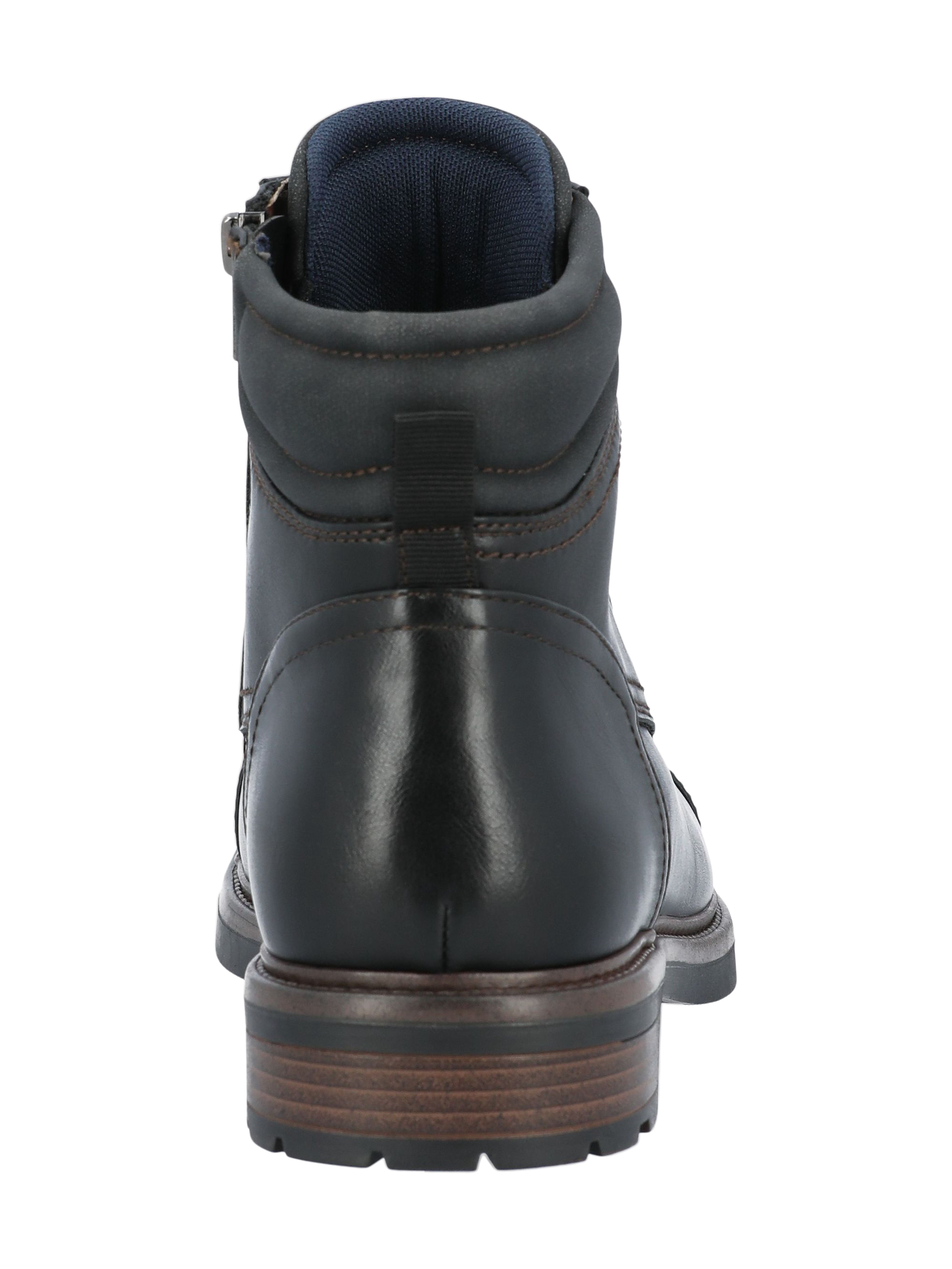 George Men's Faux Leather Lace Up Boots