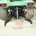 thumbnail image 4 of Kojem 3 Point Hitch Steel Kit CAT 1 Receiver Hook Fit for John Deere Tractor Models 318, 322, 330, 332, 420, 430 Diesel Heavy Duty Steel, 4 of 14