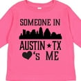 thumbnail image 4 of Inktastic Austin Texas Someone Loves Me Skyline Boys or Girls Long Sleeve Toddler T-Shirt, 4 of 5
