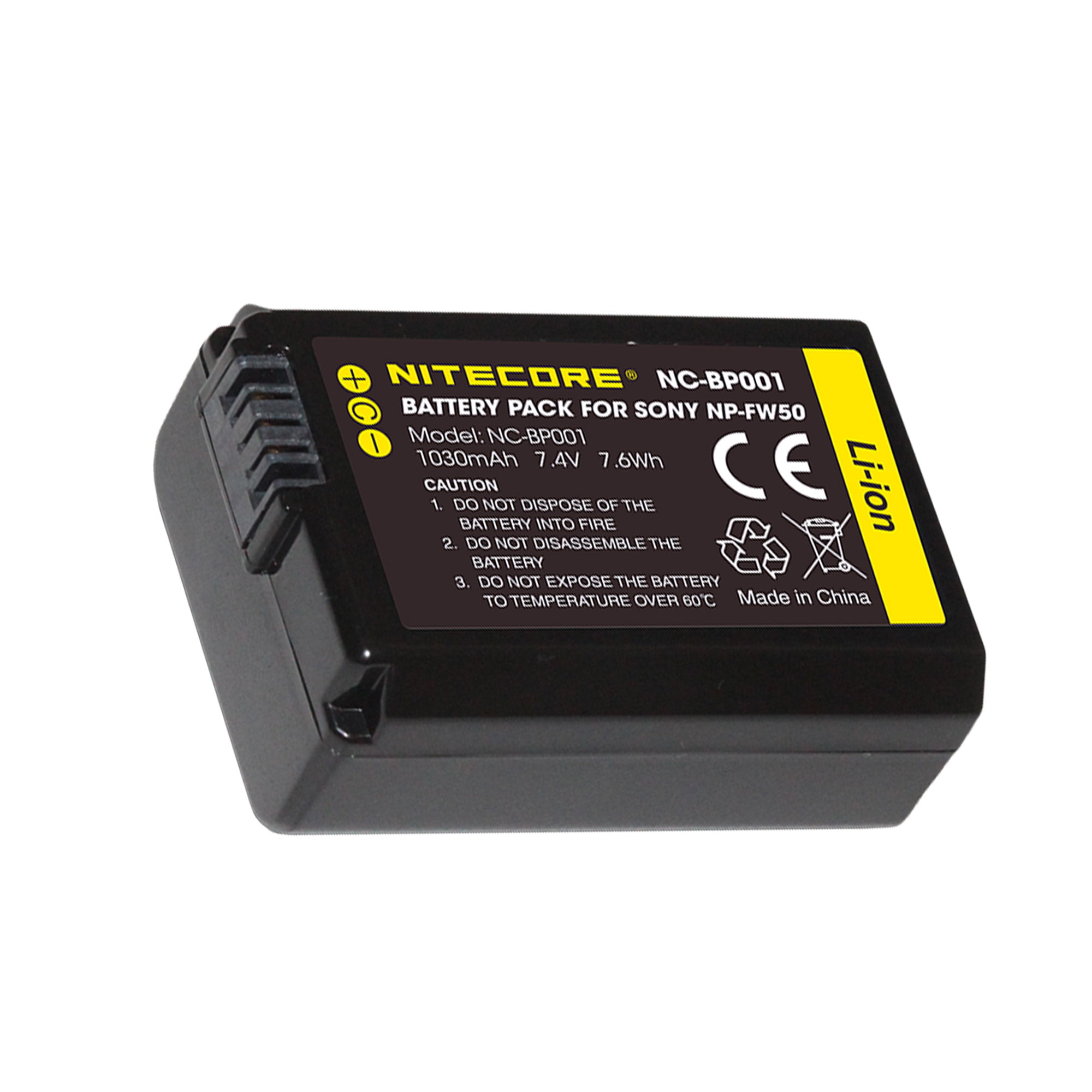 White Xit XTENEL12 1700mAh Lithium Ion Replacement Battery for Nikon EN-EL12