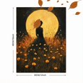 thumbnail image 3 of Qisvanset Framed Canvas Wall Art 12x16 Inch Moonlit Meadow Elegant Woman Romantic Canvas Art, 3 of 5