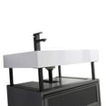 thumbnail image 5 of DAKOTA VANITY 24" WIDE - ROCK GREY WITH BLACK HARDWEAR, 5 of 6
