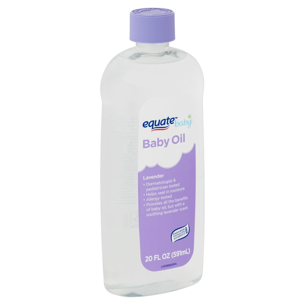 Equate Baby Lavender Baby Oil, 20 fl oz