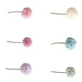 thumbnail image 2 of Injueey Flores artificiales de tela de crisantemo, flores florales, decoración del hogar para bodas falsas Kits de decoración para fiestas púrpura, 2 of 6