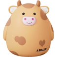 thumbnail image 1 of Alcancía de vaca, caja irrompible para monedas, para niños, adorable alcancía con forma de animal, ideal para cumpleaños, niñas y adultos, cajas para ahorrar monedas, decoración del hogar, amarilla., 1 of 5