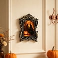 thumbnail image 4 of Vintage Baroque Shadow Box Frame, Gothic Black Gold Embossed Deep Display Frame for Dried Flowers, Specimens, Crafts, Wall Art and Halloween Decor, Decorative Hollow Picture Frame, Black1, 4 of 5
