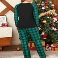 thumbnail image 4 of Family Matching Christmas Pajamas Set Holiday Elf Sleepwear  PJS Set for Couples, 4 of 7