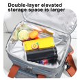 thumbnail image 1 of Bolsa De Pícnic Bolsa de picnic de doble capa Paquete de picnic impermeable para viajes de camping (gris) Sywqhk Para Estrenar, 1 of 9