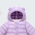 thumbnail image 3 of fatyb Toddler Winter Coat Baby Boys Girls Hooded Lightweight Quilted Jacket Full Zip Puffer Coat Outerwear, 3 of 5