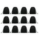 thumbnail image 1 of 50pcs 7cm Bolsa de cordón negra de felpa Bolsas de almacenamiento de joyas Bolsa de cordón de lujo Regalo Bolsa de embalaje de regalo de boda Accessary, 1 of 5
