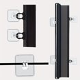 thumbnail image 6 of 1 Easy-to-Install Retractable Black PVC Pet Door - No Drilling Required Indoor Stair Safety Fence, Dog Crate, Cat Cage with Automatic Closing Feature, Suitable for Outdoor Use, 6 of 8