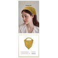 thumbnail image 6 of New floral small fresh countryside elastic headband with triangular scarves, daisy headbands, headscarves, headpieces, and headbands (2-piece set), 6 of 10