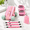 Pink, variant on Pink 5-Piece Glute Lower Body Workout Kit with Resistance Bands and Ankle Cuffs