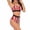 Red, variant on Bikini Plus Size Swimsuit Striped Backless Beach Plus Size Swimwear Swimming Suits plus Size Bathing Suits for Women Leopard Womens plus Size Bathing Suits Two Piece Swim Suites Womens Large Bust