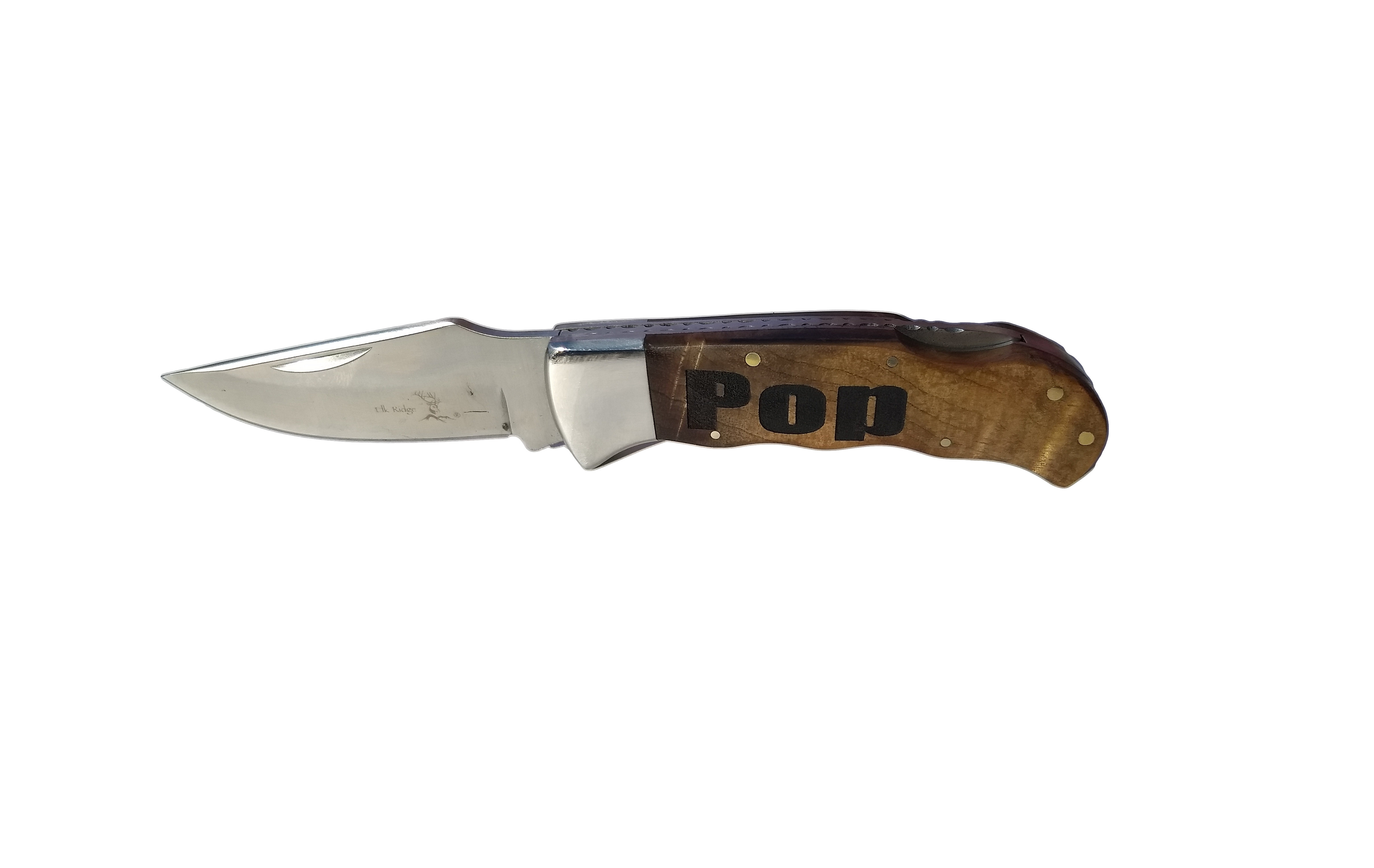 Engraved Pocket Knife & Gift Box | Gifts for Men | Pop Birthday,  pop Present, Fathers Day, Dad Gifts Pop Pops Gifts Hunting Knife