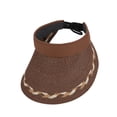 thumbnail image 4 of Mens Sun Hat Outdoor Protection Bucket Hat Ponytail Sun Bucket Hats Summer Sun Visor Hats Tops Coffee XXL, 4 of 4