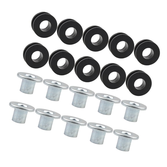 MANNYA Enhanced Shock Absorption Grommets 10mm Rear Shock Buffer Rings Motorcycle Comfort Bumpy Roads Easy Setup