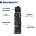 thumbnail image 3 of Interruptor de ventana eléctrica del lado del conductor delantero izquierdo Unique Bargains para Mazda CX3 2017-2021 Interruptor de control de ventana del lado del conductor No.DG4S66350 Negro, 3 of 7