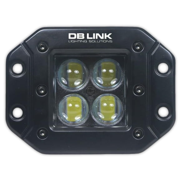 Luz Reversa y Freno DB Link DBFM4K-BL Empotra RGB 4 PLG