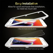 UNBREAKcable Xi Series Tempered Glass Screen Protectors for iPhone 8 Plus/7 Plus [3-Pack] [Full Coverage] [Bubble Free] [9H]