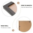 thumbnail image 3 of BRIGHTFUFU Decorative Photo Frame Simple Painting Holder For Desktop Glass Wood Frame For Office, 3 of 8