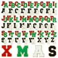 thumbnail image 1 of Parche de Letras Chenille Morcheiong 104 piezas para Navidad, 1 of 6