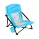 thumbnail image 2 of Silla de camping plegable, silla de playa, portátil, ligera, con respaldo alto, asiento de picnic para piscina, pesca, jardín, viajes y playa. Azul, 2 of 8