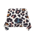 thumbnail image 4 of YFYANG Square Polyester Table Cloth, 54" x 54" Reusable Table Cover Kitchen Dining Room Vintage Abstract Leopard Texture Decorative Tablecloths for Tables of 2-4 People, 4 of 8