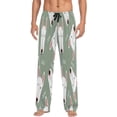 thumbnail image 2 of FREEAMG Bulldogs Pattern Pajama Pants for Men, Men's Separate Bottoms, Pure Cotton Comfortable Lounge Pants for Men（277）, 2 of 7