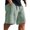 Light Green, variant on Mens Shorts Flat Front Casual Elastic Waist Drawstring Summer Beach Vacation Shorts with Pocket Perfect for Beach Walks Grocery Runs or Weekend Brunch Dates Black M