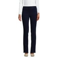 thumbnail image 3 of Lands' End Women's Petite Starfish Mid Rise Knit Denim Straight Jeans, 3 of 3