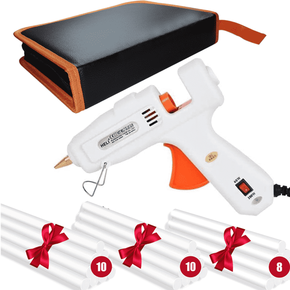 HOT GLUE GUN KIT WITH 20PCS GLUE STICKS