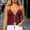 Wine, variant on Molidfa Women's Halter V-Neck Sleeveless Tie Front Ruched Flowy Summer Cami Lightweight Breezy Resort Top