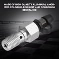thumbnail image 4 of Multitools  M10X1.25Mm Motorcycle Brake Cylinder Caliper Bleed Screw  Banjo  Dust  Red Brake Banjo, 4 of 8