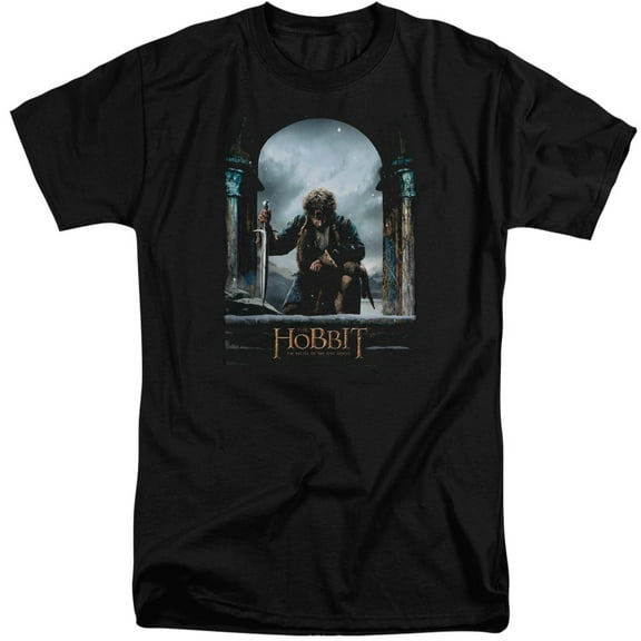 Hobbit Bilbo Poster S/S Adult Tall Black