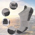 thumbnail image 1 of 6 pares de calcetines tobilleros deportivos para correr, calcetines tobilleros de corte bajo, calcetines con lengüeta para hombres y mujeres, 1 of 7
