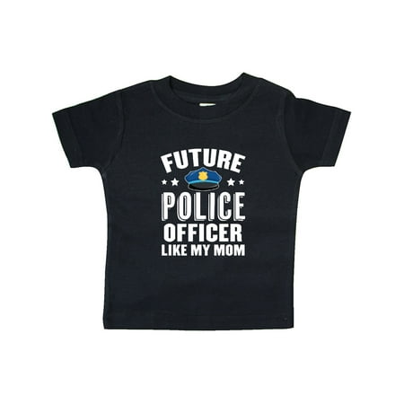 

Inktastic Future Police Officer Like My Mom Gift Baby Boy or Baby Girl T-Shirt