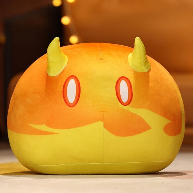 Peluche de impacto Genshin, lindo y suave muñeco de peluche Genshin, accesorio para juegos de rol, peluche de burbuja suave para niños, regalo de cumpleaños (138 pulgadas/35 cm)