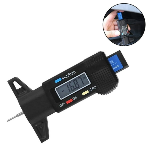 Medidor de profundidad de la banda de rodadura del neumático Medidor de la banda de rodadura del neumático Medidor de profundidad automático Medidor de la banda de rodadura de la motocicleta