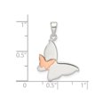 thumbnail image 2 of Sterling Silver Butterfly Charm Pendant Necklace with Chain, 2 of 4