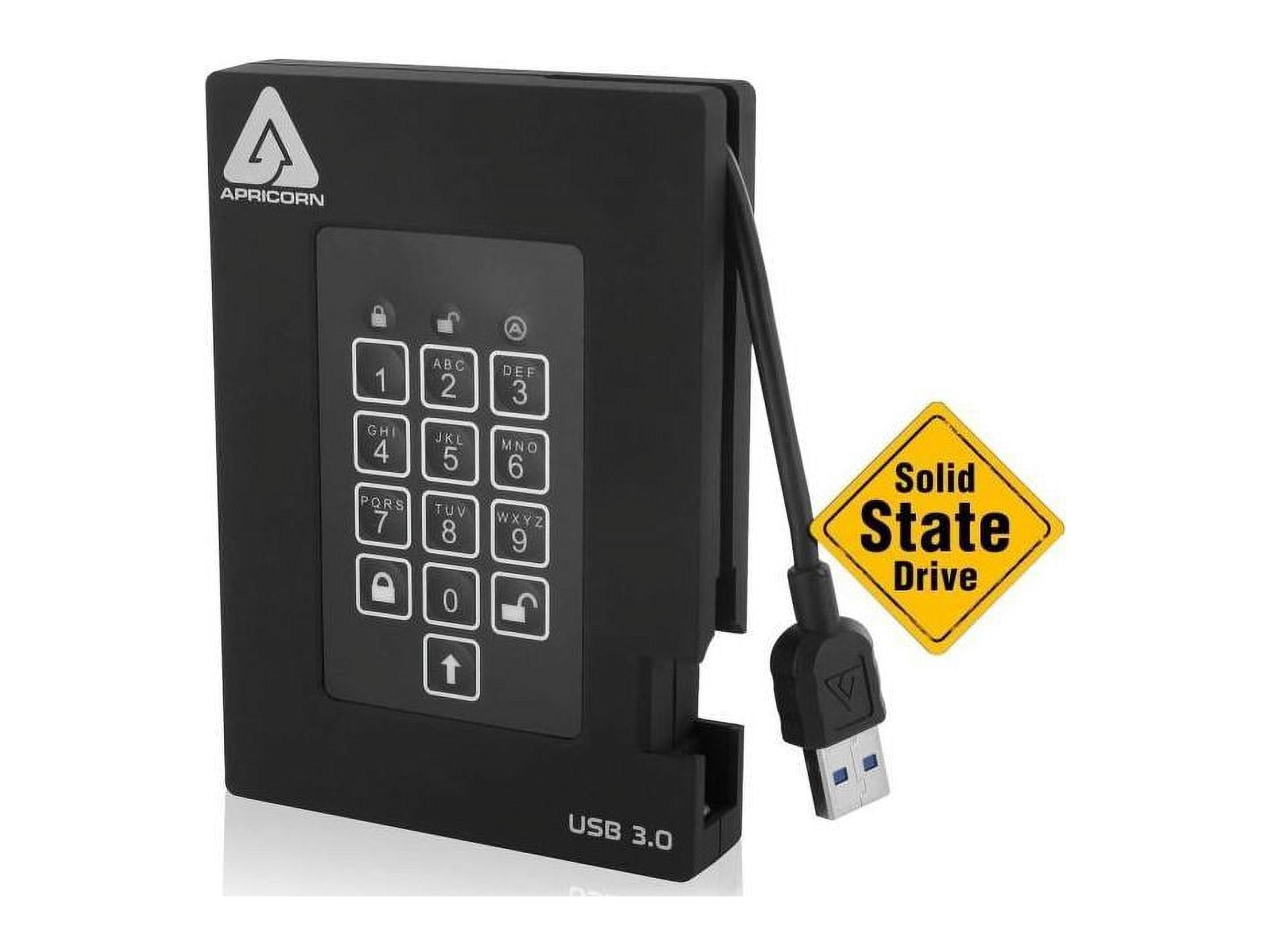 Apricorn Aegis Fortress A25-3PL256-S4000F 4TB External Solid State Drive