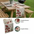 thumbnail image 5 of Gnomes Mushroom Table Runner - 48 Inch Long, Kitchen Dining Table Runner Dresser Scarves, Farmhouse Vintage Leaves Plants Butterfly Farmhouse Decor for Coffee Tables Wedding Party Banquet, 5 of 8