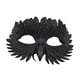 thumbnail image 4 of Máscara de Halloween, accesorios decorativos, máscara de plumas para ojos para festivales, juegos de rol. Negro, 4 of 9