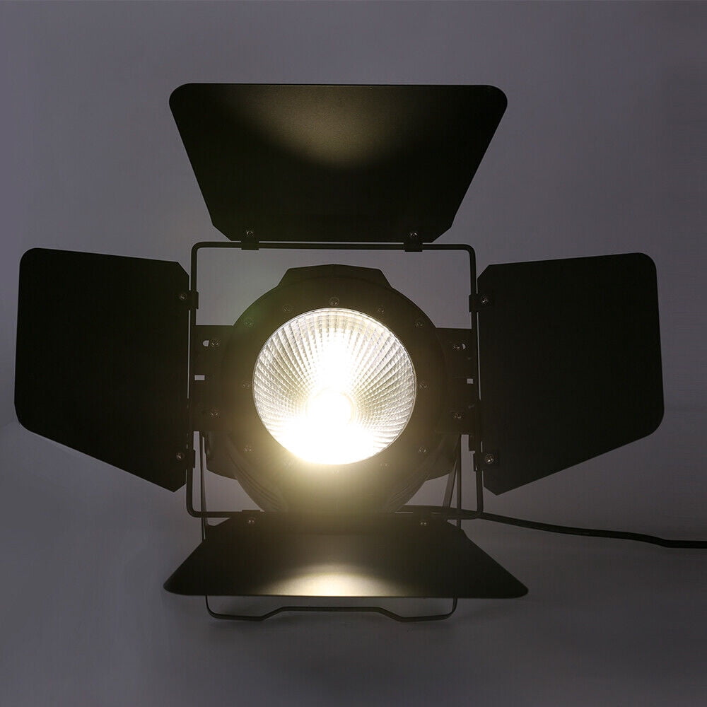 Cob 200W Stage Light,2 in1 LED Stage Par Light Four-Eye DJ Lighting for Club Stage with Panel,6 Dmx Channels,