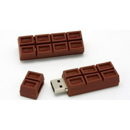 chocolate bar usb flash drive - data storage device - 4gb - key ring (Best Data Storage Devices)