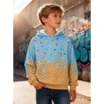 thumbnail image 5 of Lanbubble Boys' 3D Graphic Pullover Hoodie Long Sleeve Hooded Sweatshirt with Kangaroo Pocket Sizes 7-14Y, 5 of 6
