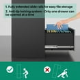 thumbnail image 5 of Fesbos File Cabinet with Lock-Lateral 4 Drawer Metal Filing Cabinets-Organization Storage Cabinets for Home Office-Hanging Letter/Legal/F4/A4 Size, 5 of 7