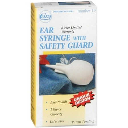 Cara Ear Syringe With Safety Guard No. 19 1 Each (Pack of 2)