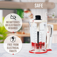 thumbnail image 4 of Batter Mixer and Dispenser -Pancake - Pancake with Squeeze Handle 900Ml, 4 of 7